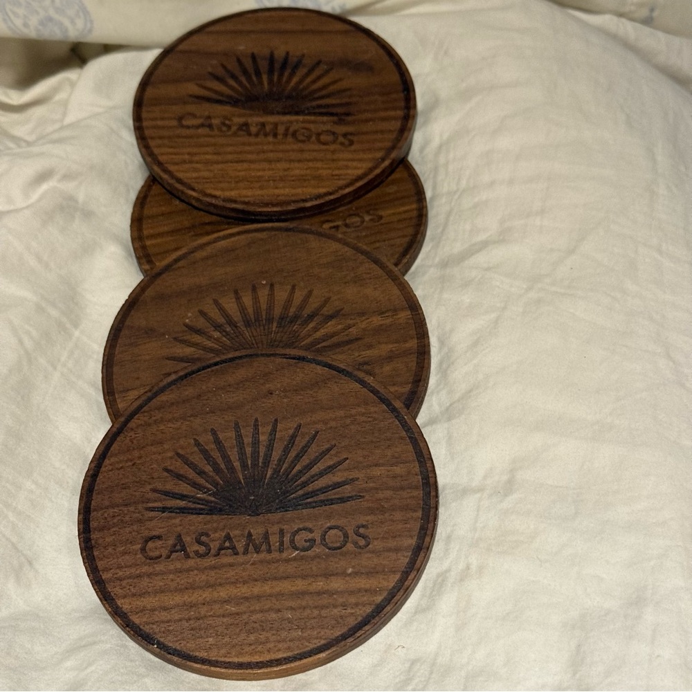 Casamigos Dark Brown Coasters 4